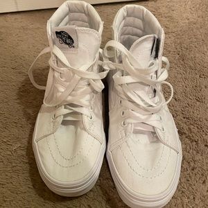 White High Top Vans